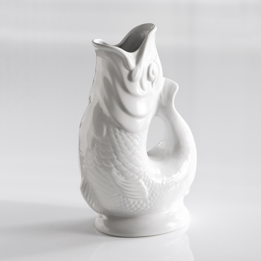 Karaffe Gluggle Jug Weiß Karaffe Gluggle Jug Weiß