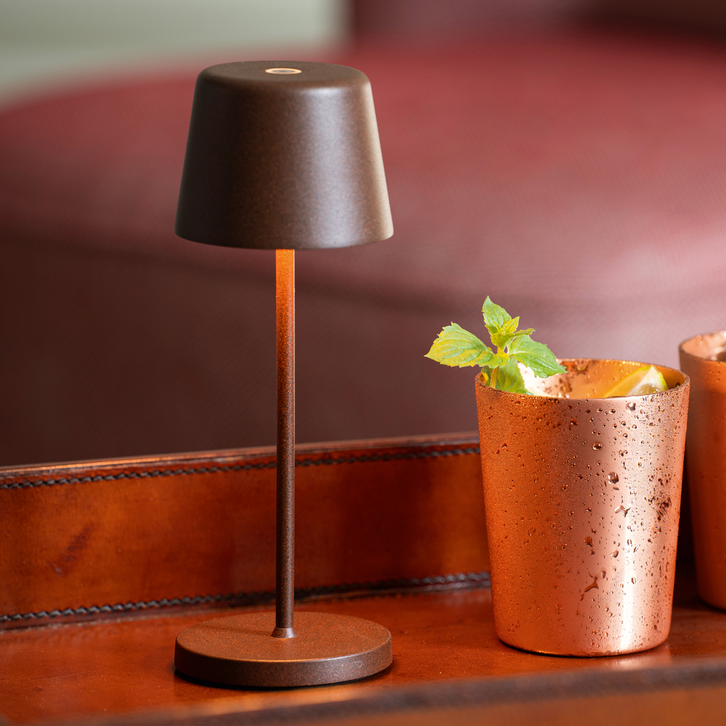 Tischlampe Ferrone Rost 21 cm - 5