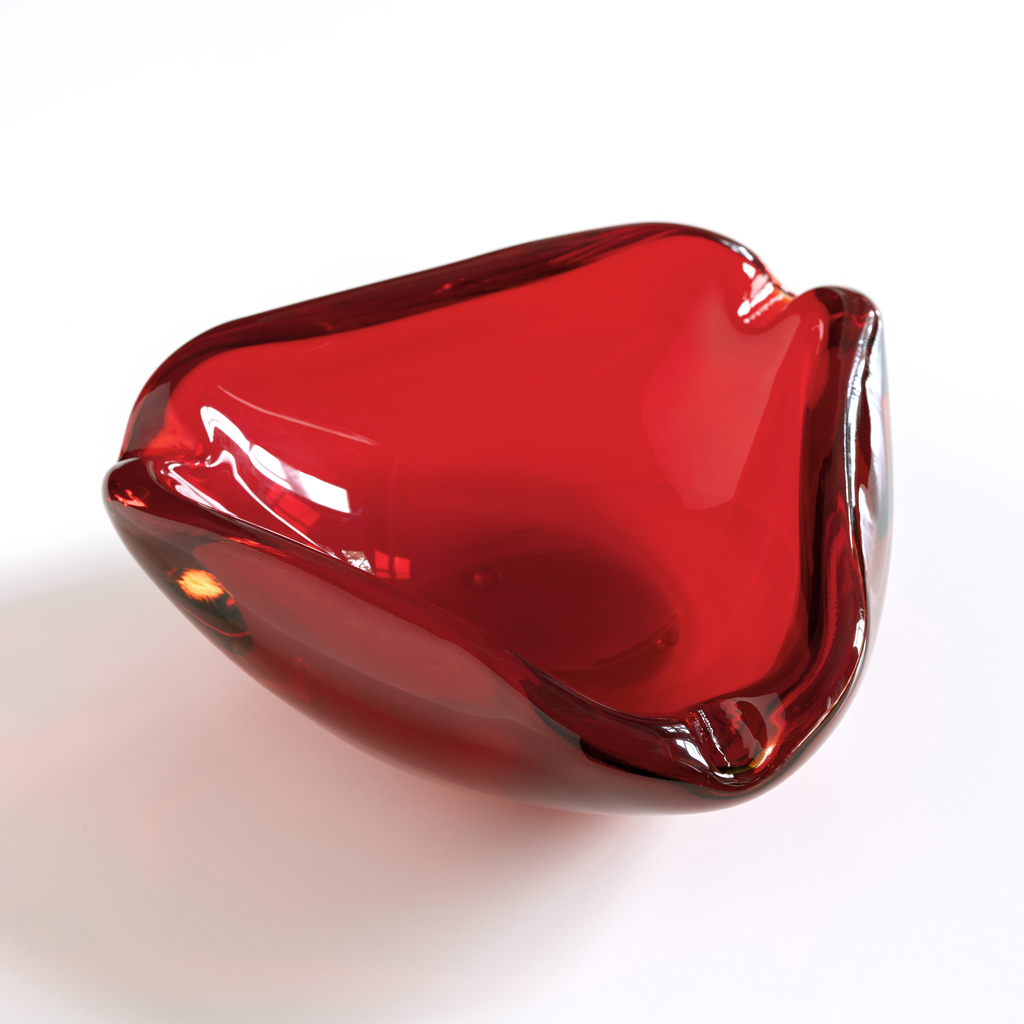 Murano Aschenbecher Rubino Murano Aschenbecher Rubino