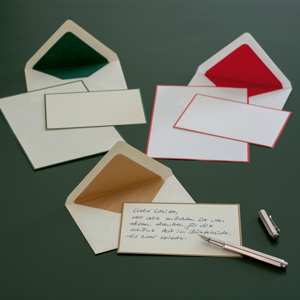 25 A6 Karten & Umschläge Crown Mill Grau/Bordeauxrot 25 A6 Karten & Umschläge Crown Mill Grau/Bordeauxrot