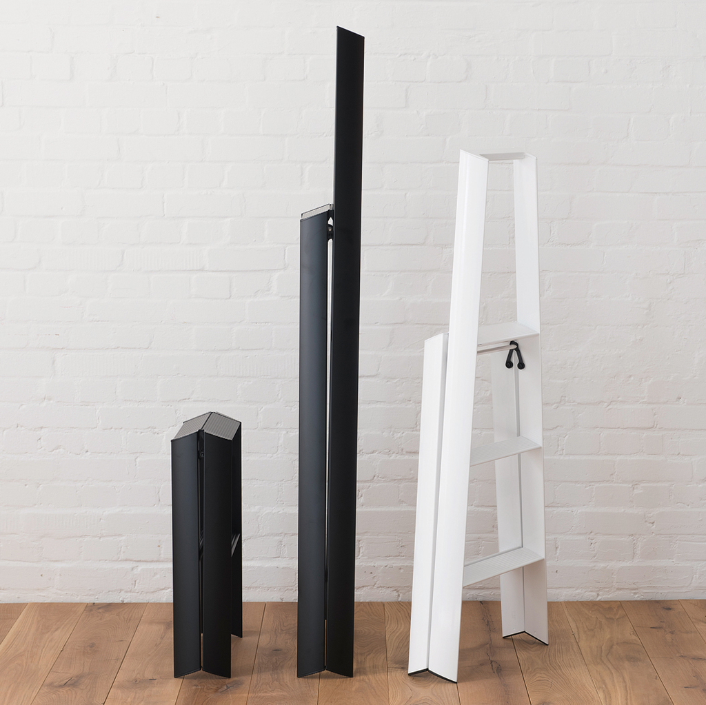 Trittleiter Lucano S weiß - 4 Trittleiter Lucano S weiß - 4