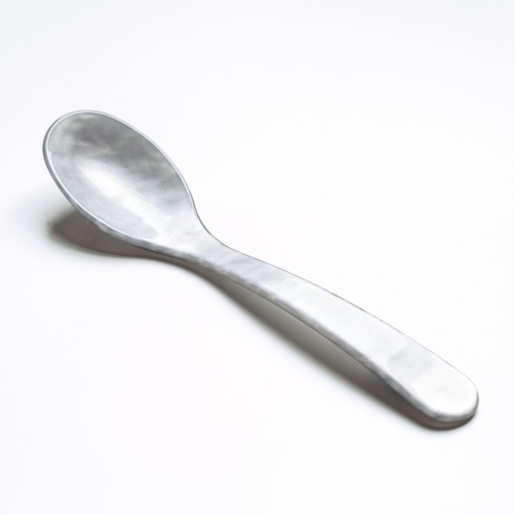 Acryl-Eierlöffel Silber Acryl-Eierlöffel Silber