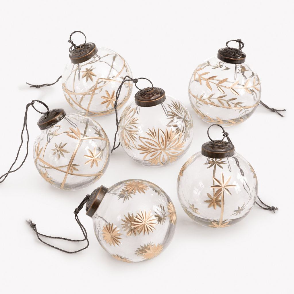 Christbaumkugeln Andalus Klar 6er-Set Christbaumkugeln Andalus Klar 6er-Set