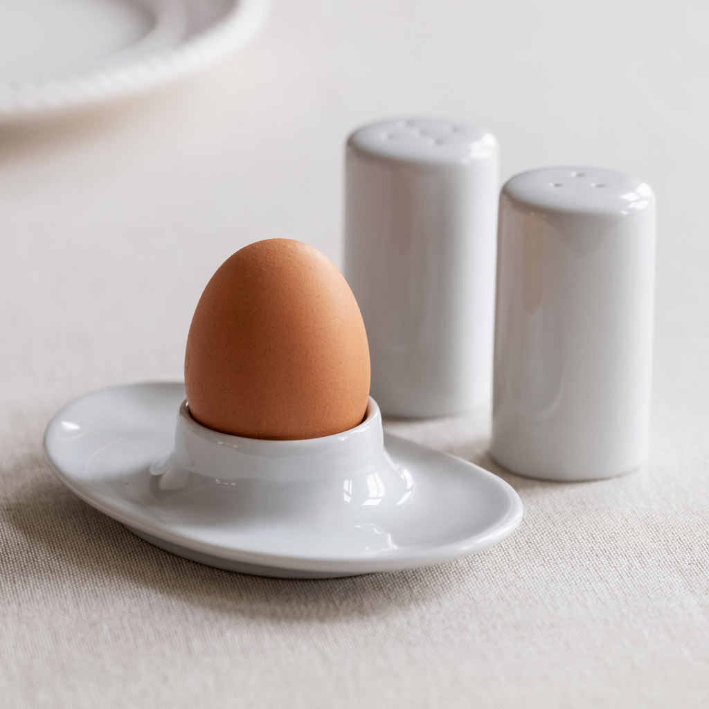 Lindner Porzellan Eierbecher mit Ablage - 2