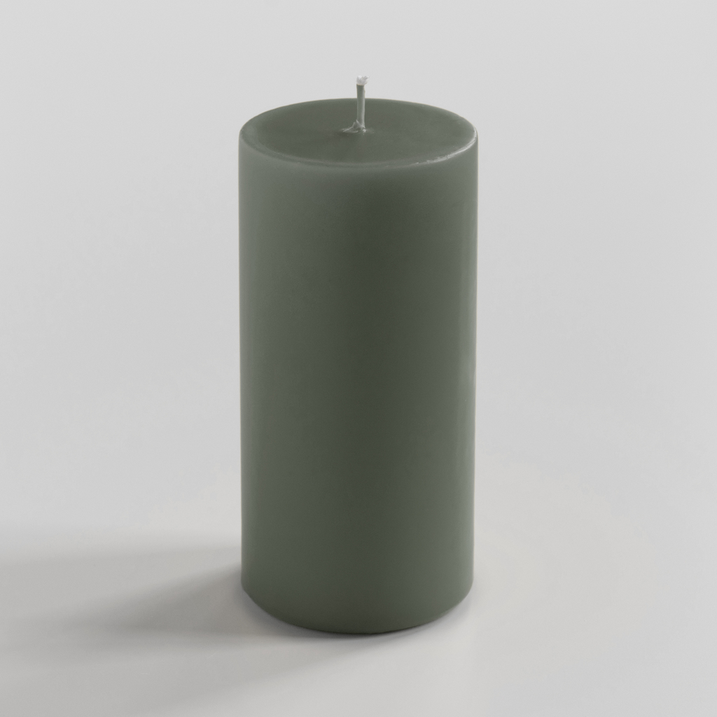 Ester & Erik Stumpenkerze 15 cm  Ø 7 cm Pale Green Ester & Erik Stumpenkerze 15 cm  Ø 7 cm Pale Green