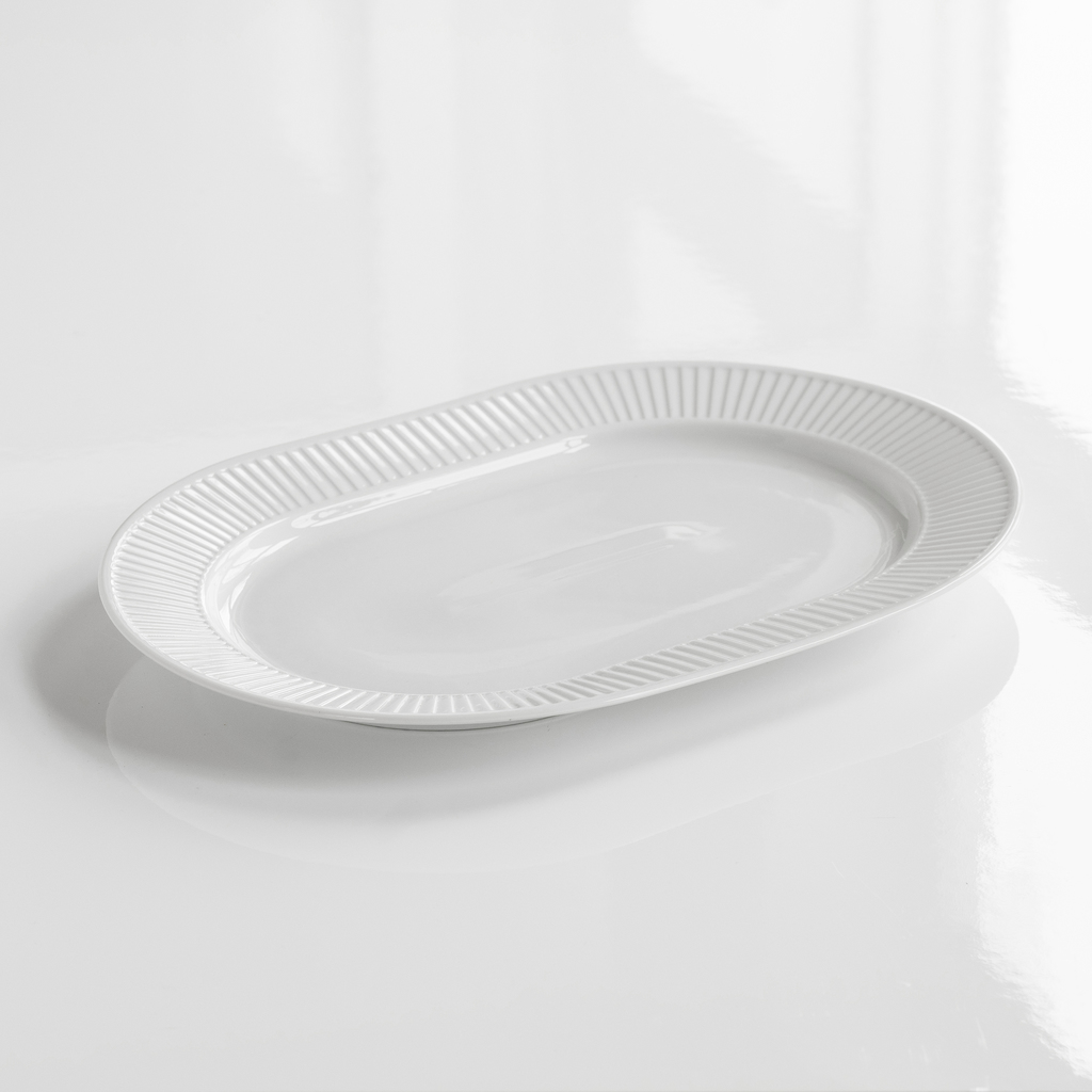 Pillivuyt Plissé Große, ovale Platte Pillivuyt Plissé Große, ovale Platte
