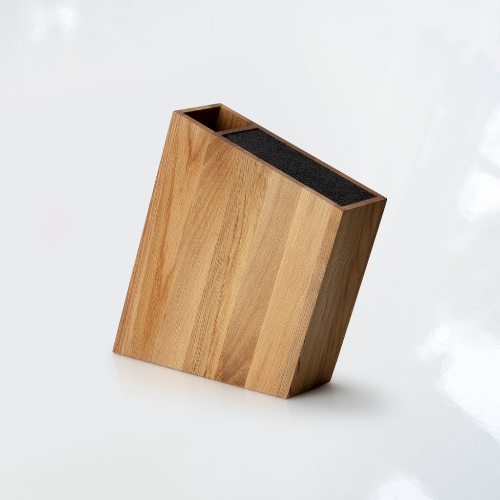 Messerblock Eiche mit flexiblem Einsatz - 2