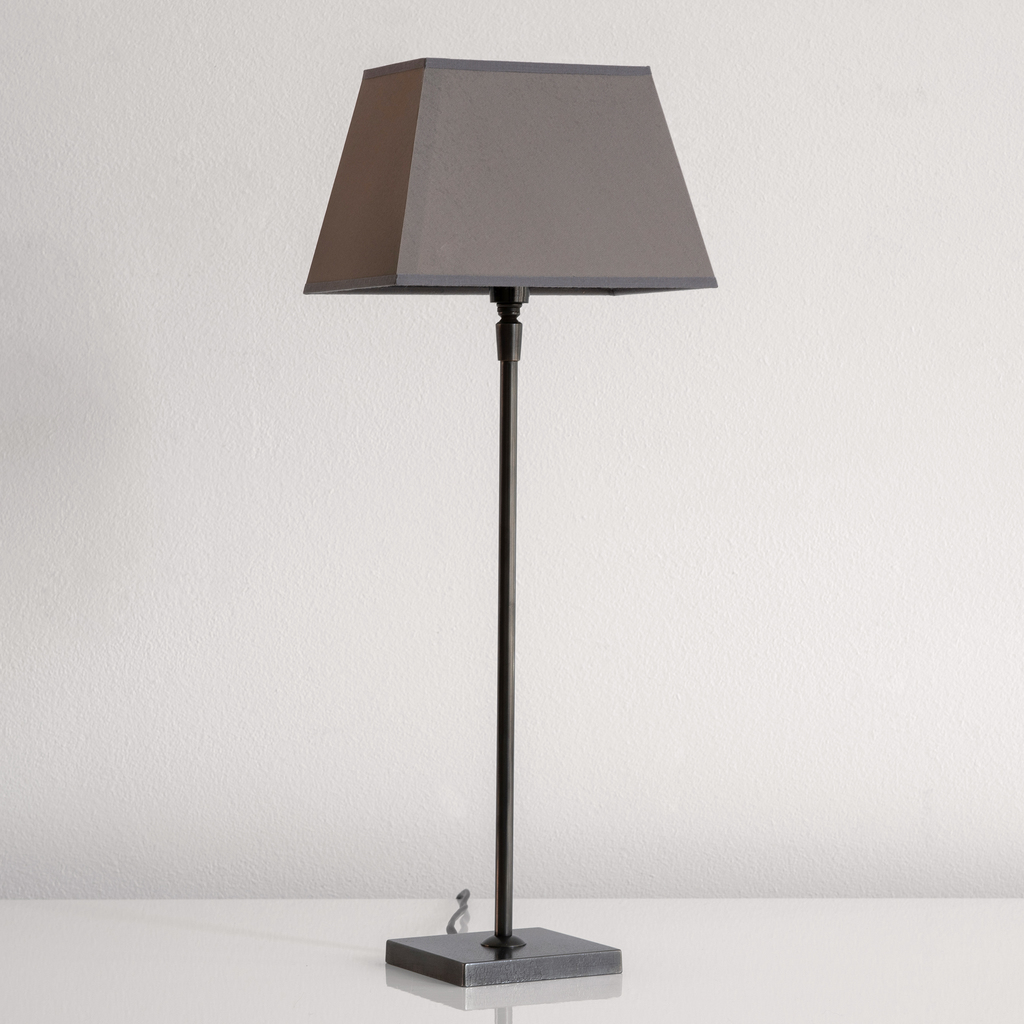 Casadisagne Tischlampe Schwarz Cavaillon Stone