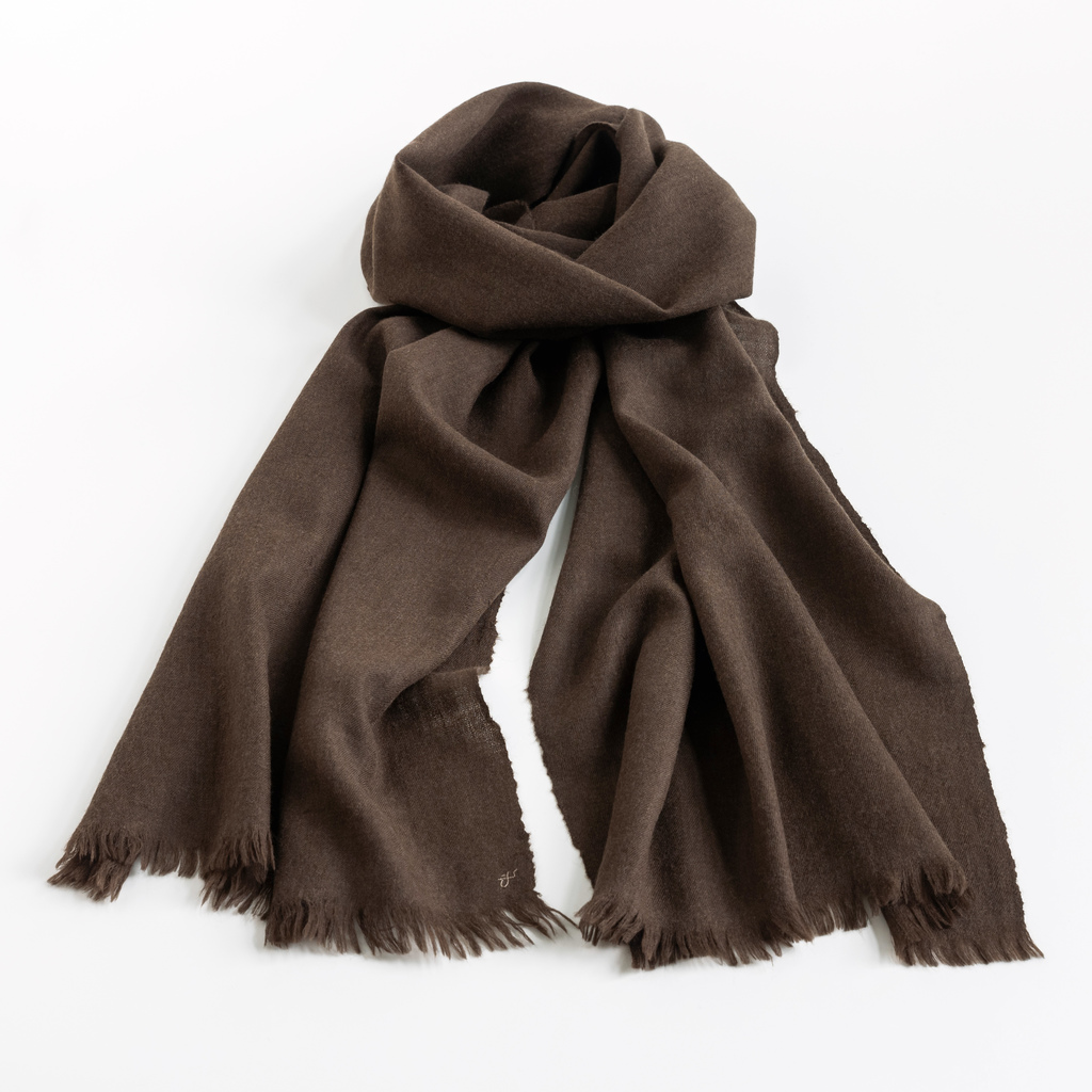 Kashmir Loom x Torquato Schal Dark Yak
