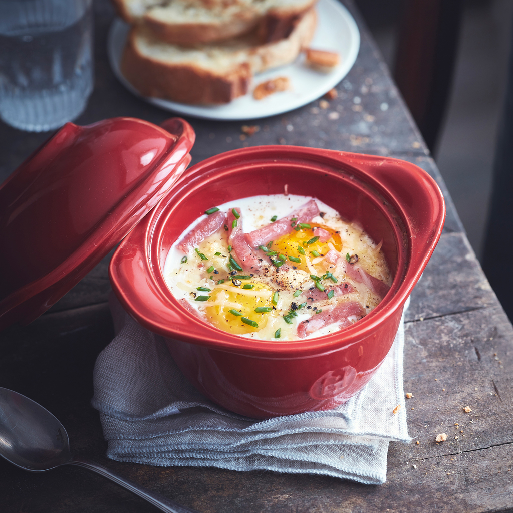 Emile Henry Ei-Nest-Form rot - 2 Emile Henry Ei-Nest-Form rot - 2