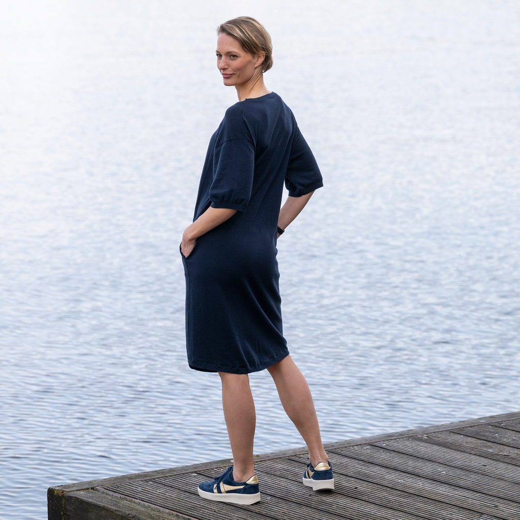 Sunday in Bed X Torquato Strickkleid Dina Midnight L - 2