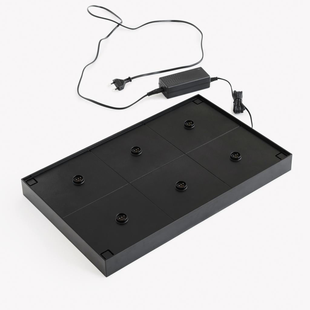 Ladegerät 6-fach Akkuleuchten Ladegerät 6-fach Akkuleuchten