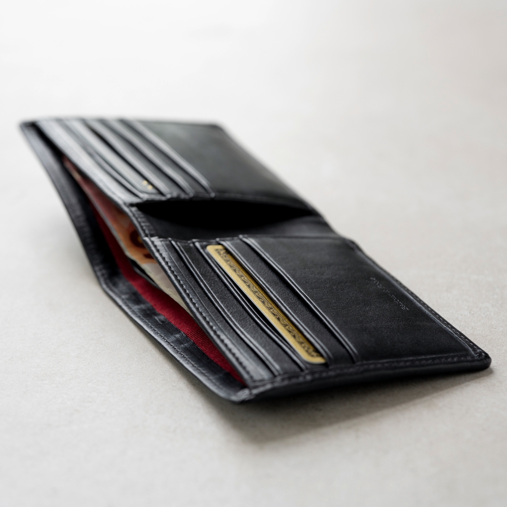 Balfour & Poole Portmonnaie mit Kartenfächern Schwarz Balfour & Poole Portmonnaie mit Kartenfächern Schwarz