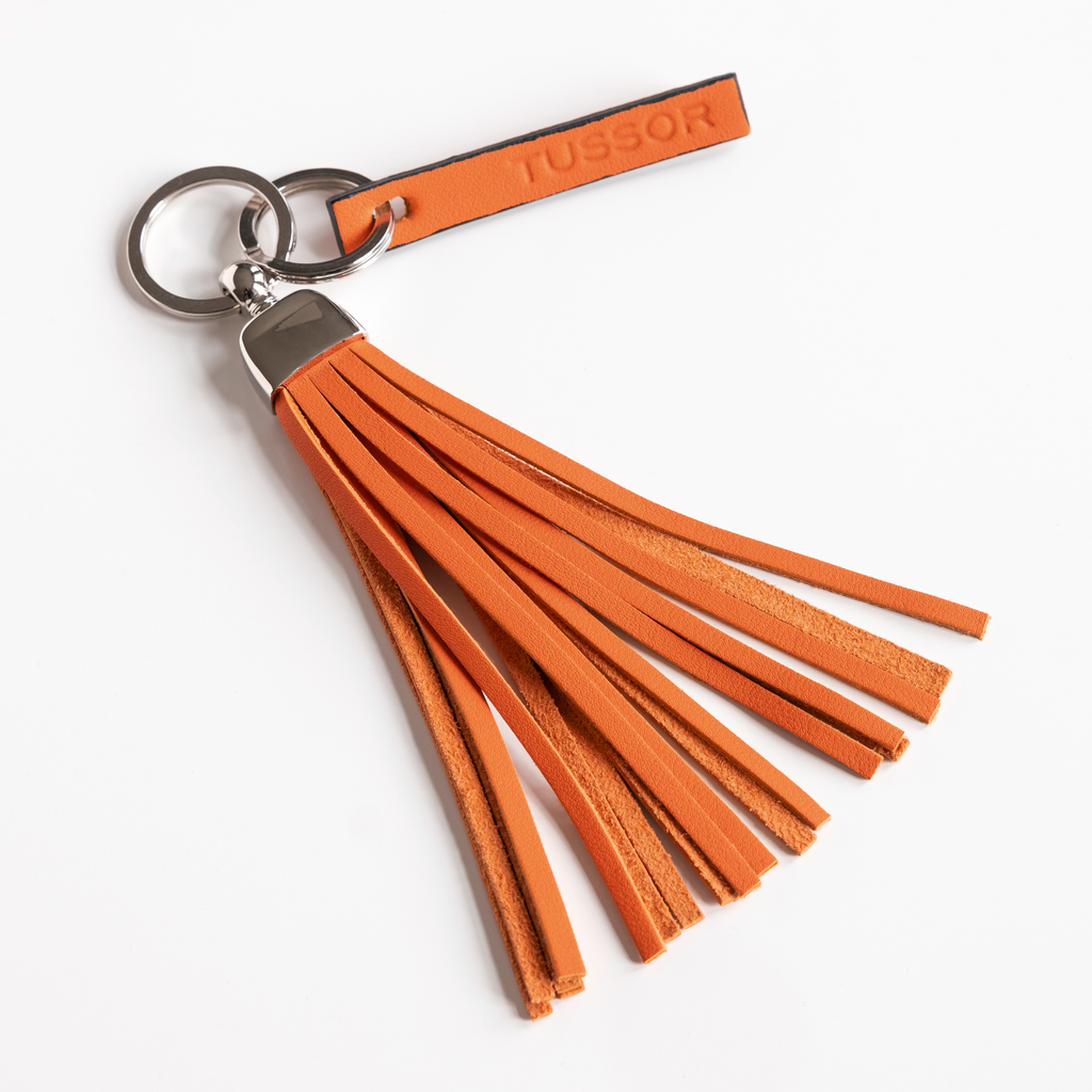 Tussor Schlüsselanhänger Tassel Mandarine Tussor Schlüsselanhänger Tassel Mandarine