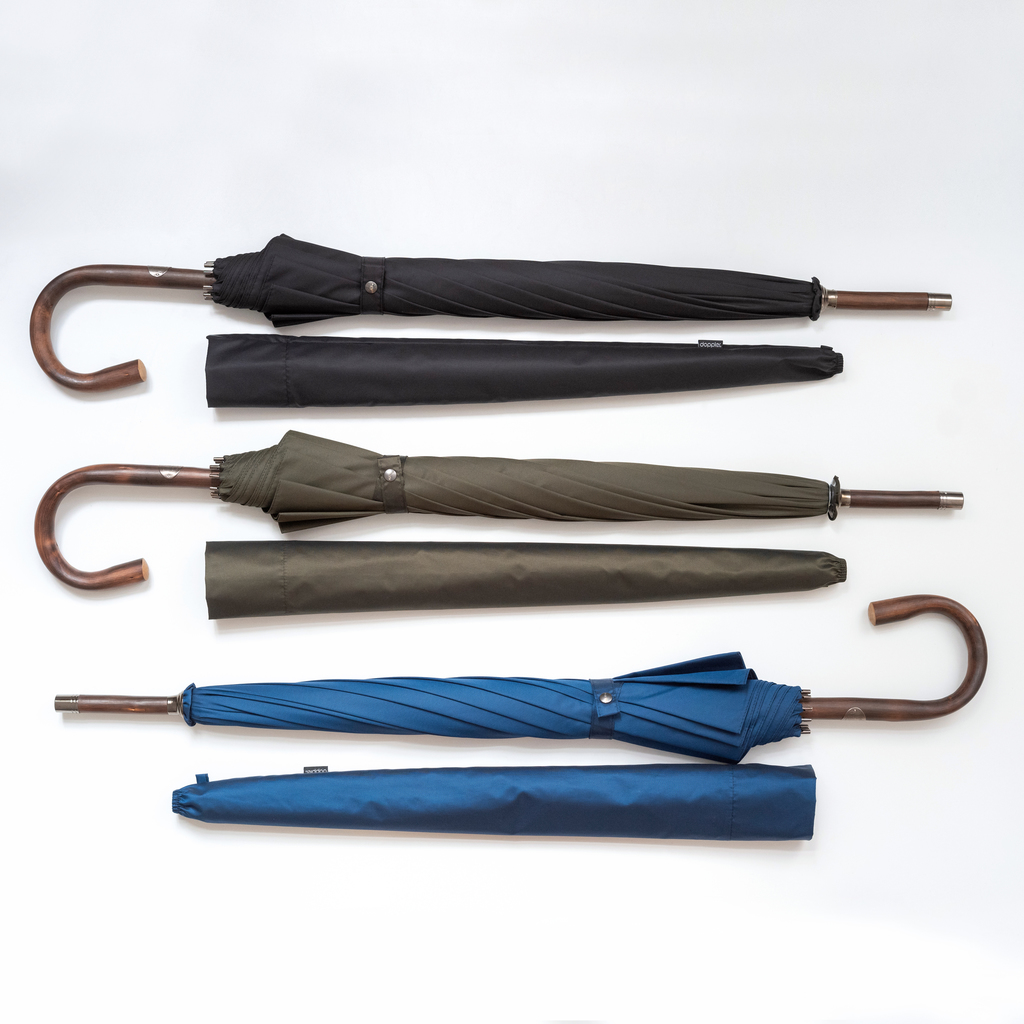 Doppler-Schirmfutteral Oxford Blau - 2