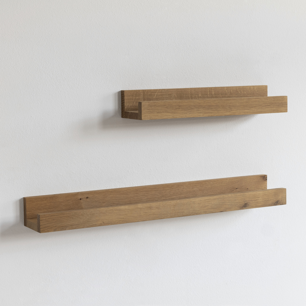 Wandregal Eiche 80 x 12 cm - 4 Wandregal Eiche 80 x 12 cm - 4