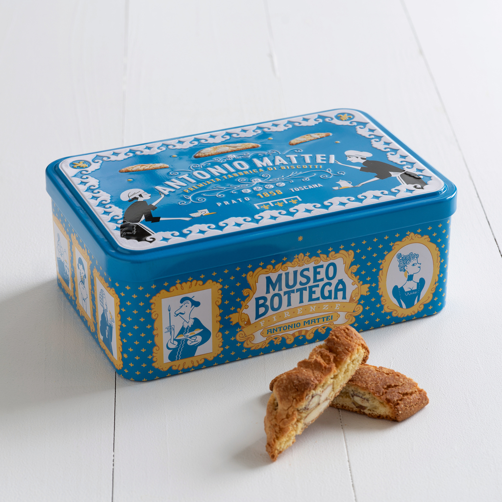 Biscotti di Prato in Metalldose 300 g Biscotti di Prato in Metalldose 300 g
