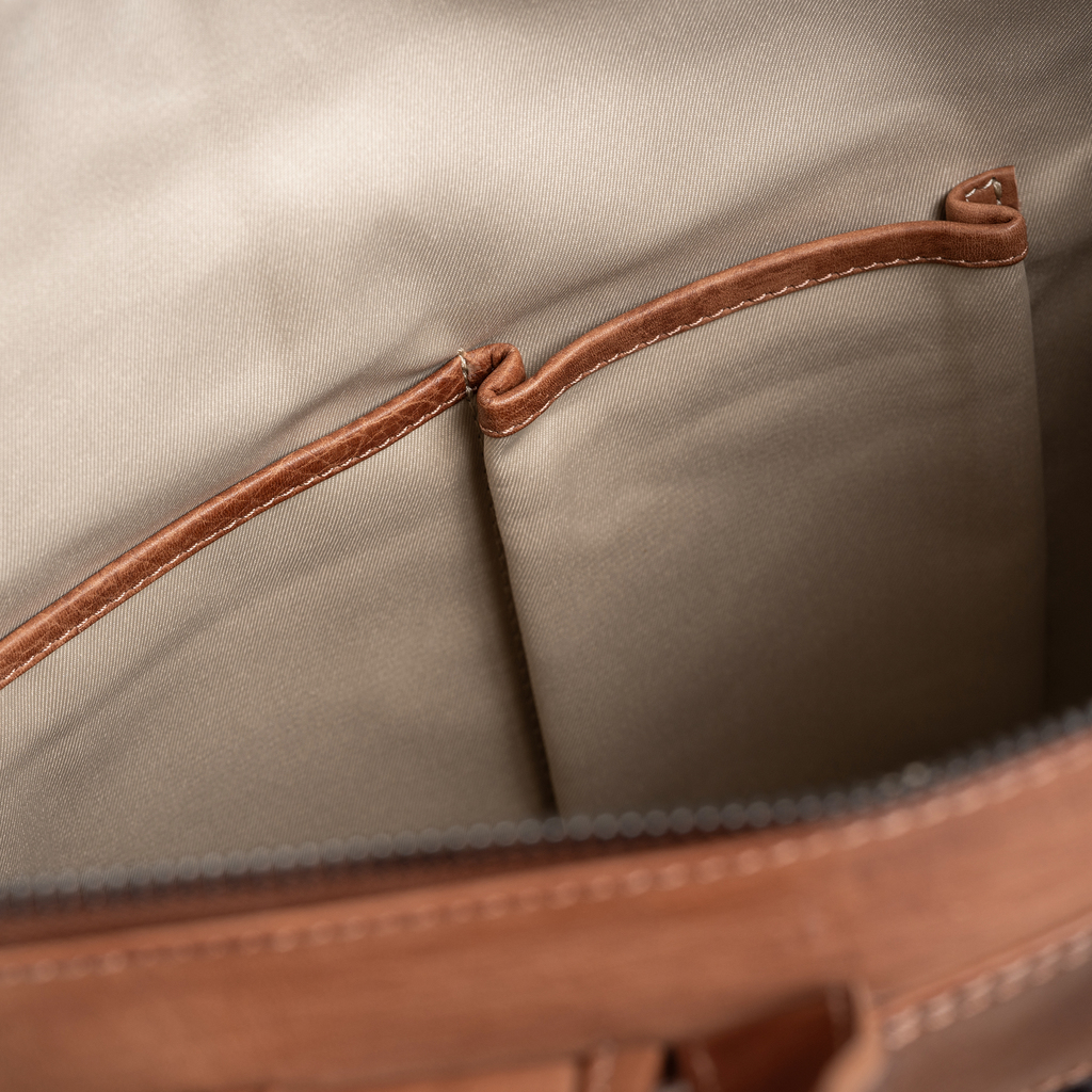 Leder City Rucksack