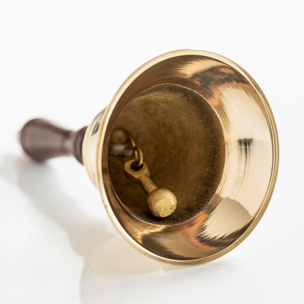 Messing Handglocke - 3