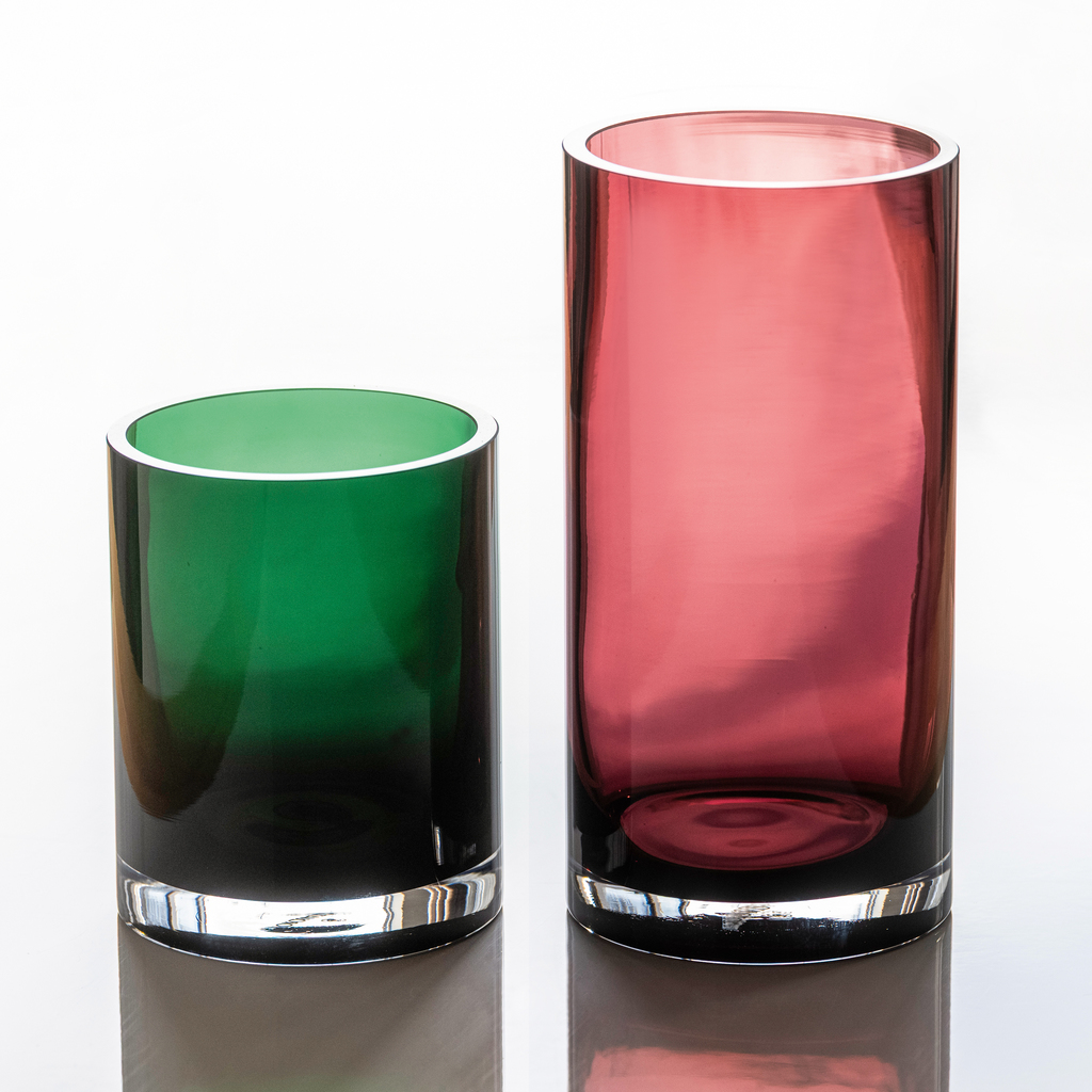 Vase Rondo 24 cm Weinrot - 2