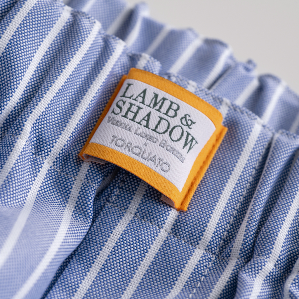 Lamb & Shadow Boxershorts Blau/Weiß gestreift M - 3 Lamb & Shadow Boxershorts Blau/Weiß gestreift M - 3