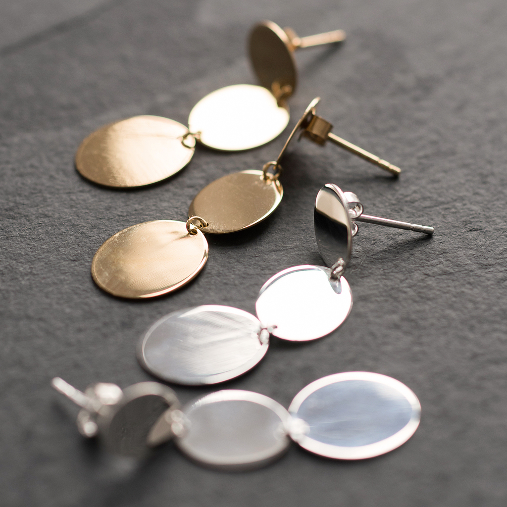 Marjana von Berlepsch Ohrringe Aziza Silber vergoldet - 3 Marjana von Berlepsch Ohrringe Aziza Silber vergoldet - 3