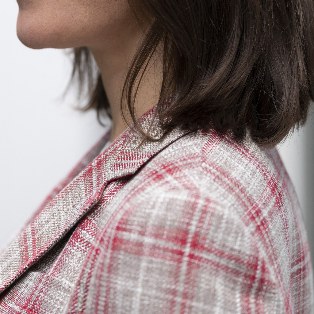 Risby & Leckonfield Blazer Rot / Beige - 3 Risby & Leckonfield Blazer Rot / Beige - 3