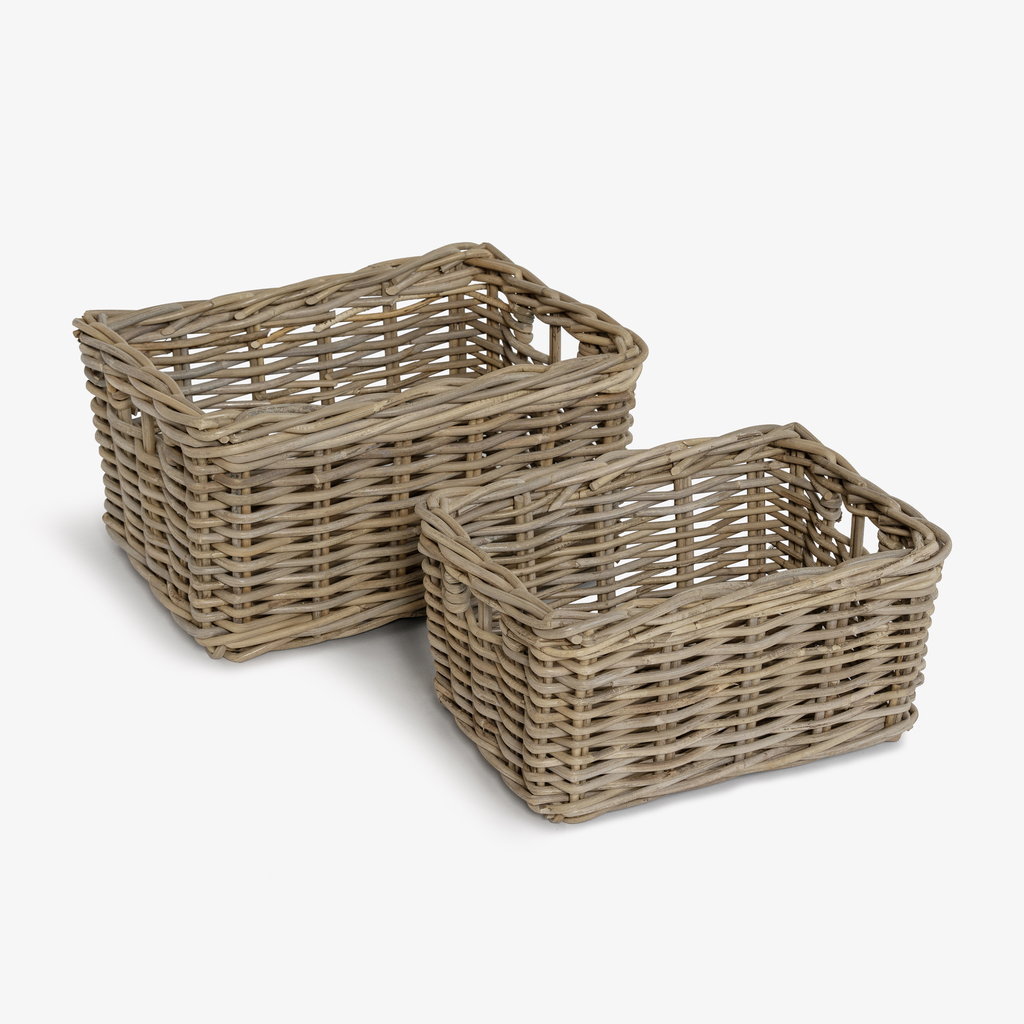 Aufbewahrungskorb Rattan groß