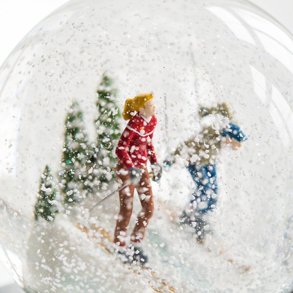 Schneekugel Skifahrer - 3