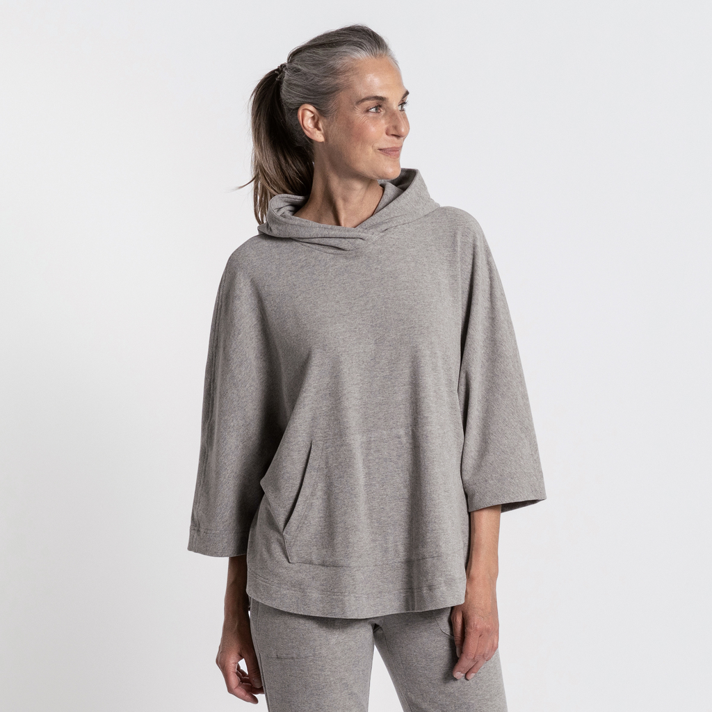 Sunday in Bed X Torquato Poncho Hilda Grau Melange S - 2