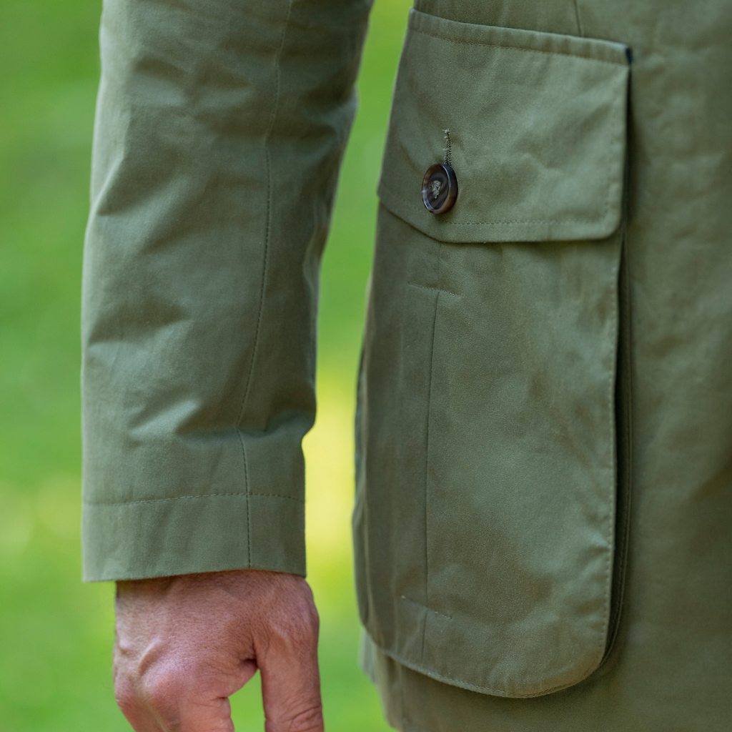 Risby & Leckonfield: Waxed Shooting Jacket Gr. 98 - 5