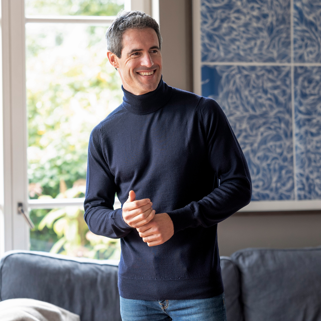 William Lockie X Torquato Pullover Blau Gr. 52 William Lockie X Torquato Pullover Blau Gr. 52