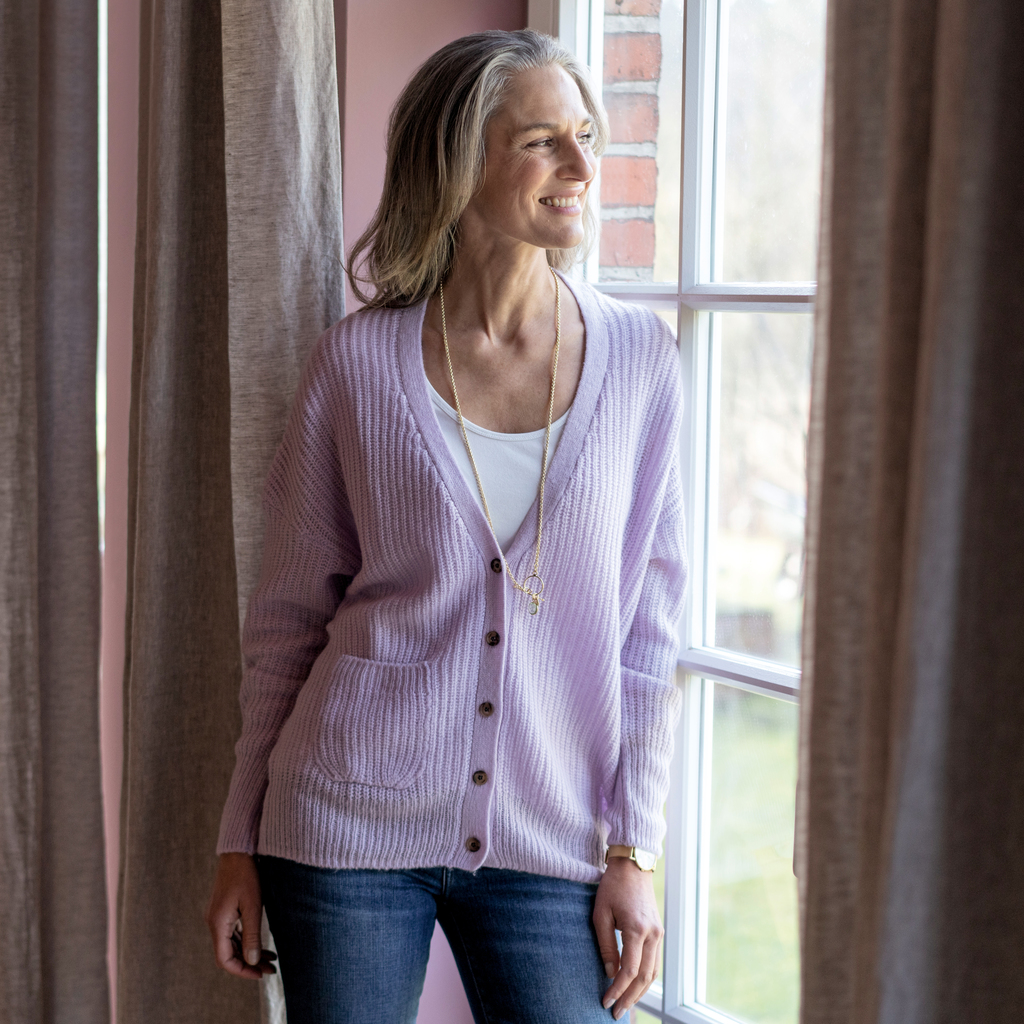 Sunday in Bed X Torquato Cardigan Lavendel L Sunday in Bed X Torquato Cardigan Lavendel L