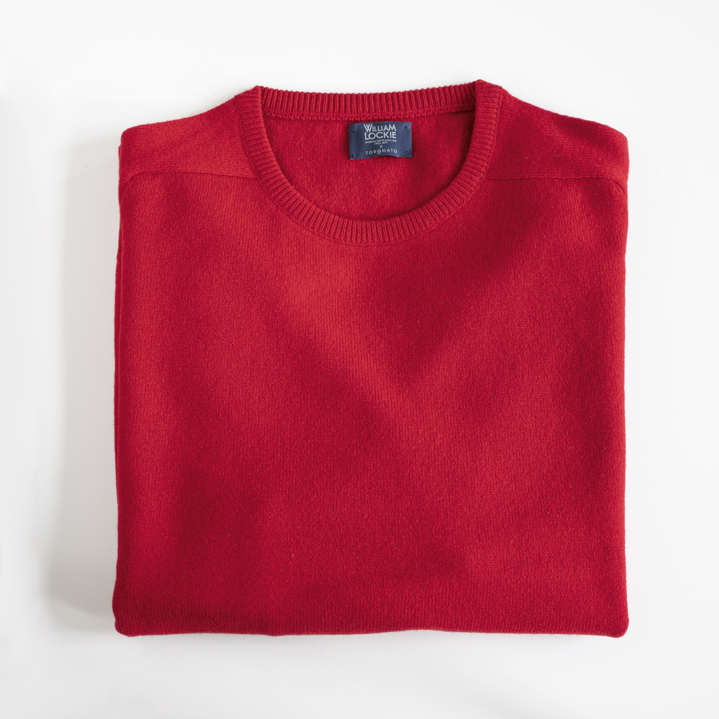 Lambswool-Pullover mit Rundhalsausschnitt Chianti Gr. 50 Lambswool-Pullover mit Rundhalsausschnitt Chianti Gr. 50