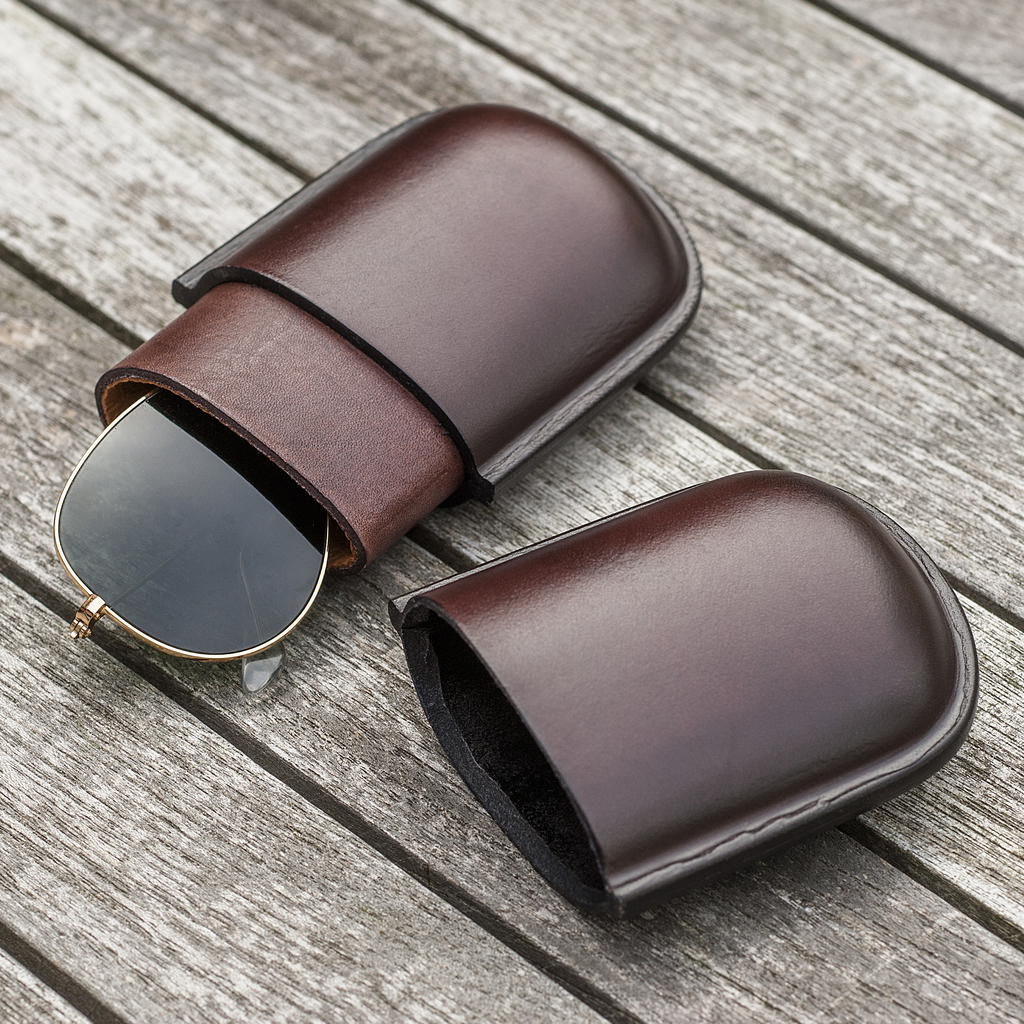 Brillenstecketui aus Leder - 3 Brillenstecketui aus Leder - 3