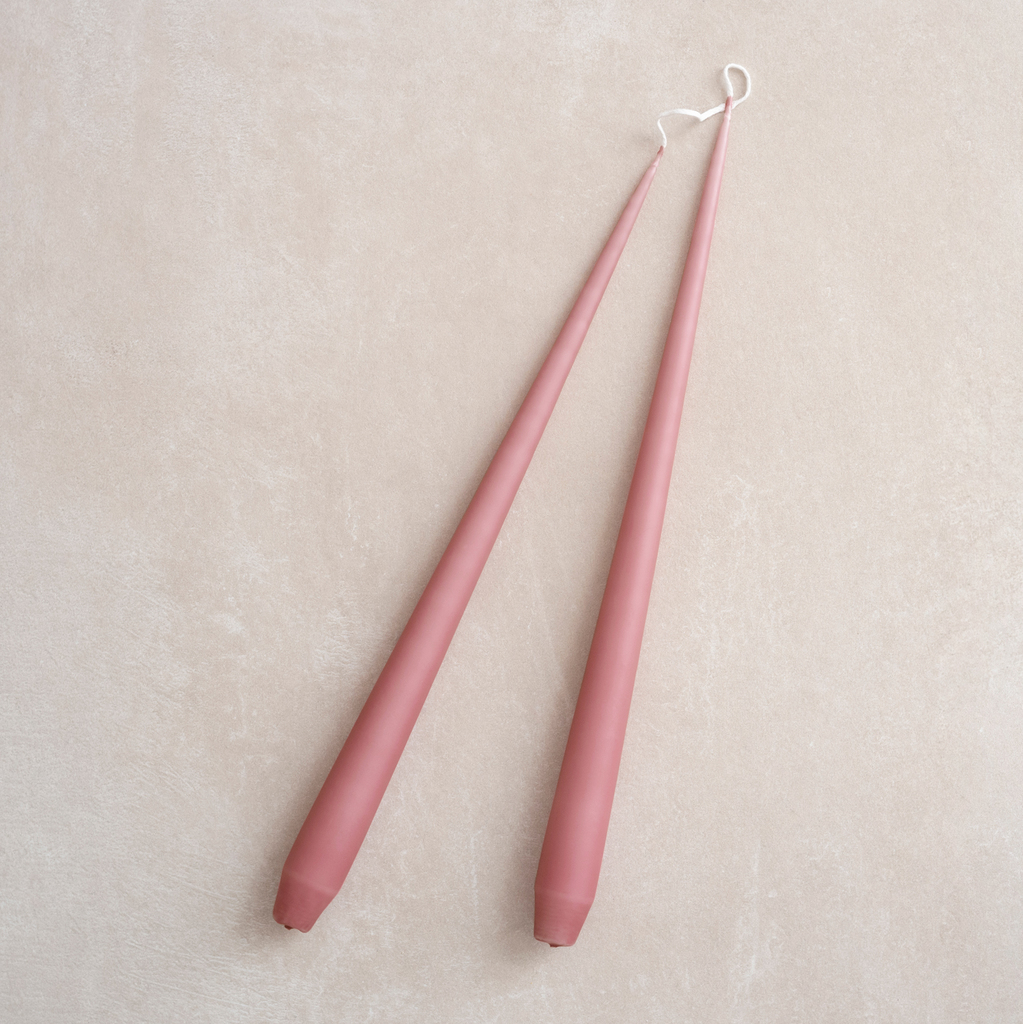 Ester & Erik Spitzkerzen Old Rose 4er-Set