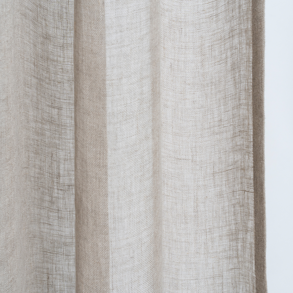 Leinenvorhang Transparent Natur 140 x 240 cm