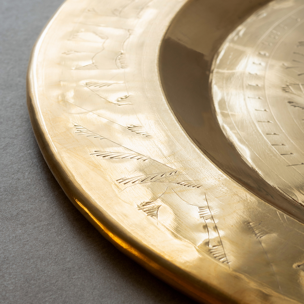 Kerzentablett Marrakesch Messing poliert - 2 Kerzentablett Marrakesch Messing poliert - 2