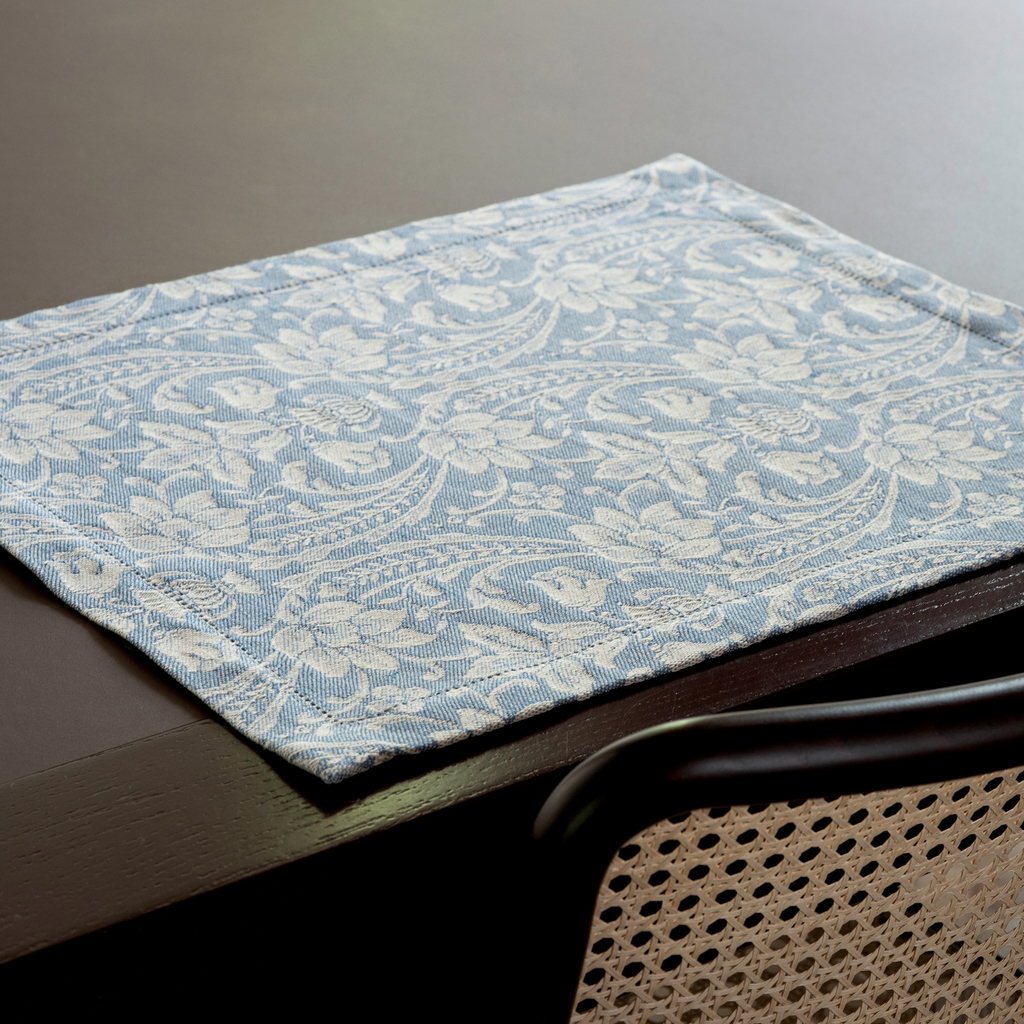 Donna di Coppe Tischset 40 x 50 cm Hellblau Donna di Coppe Tischset 40 x 50 cm Hellblau