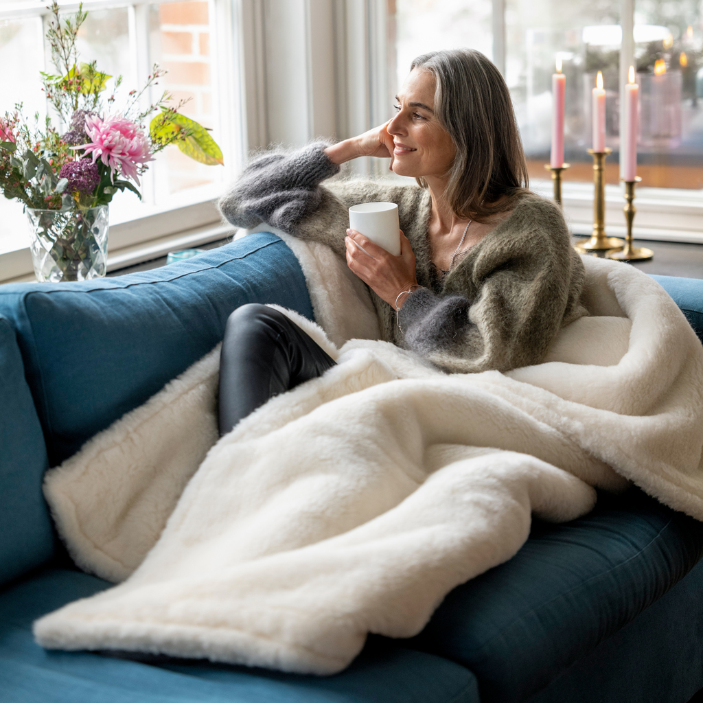 Steiff-Schulte X Torquato Alpakadecke - 2 Steiff-Schulte X Torquato Alpakadecke - 2