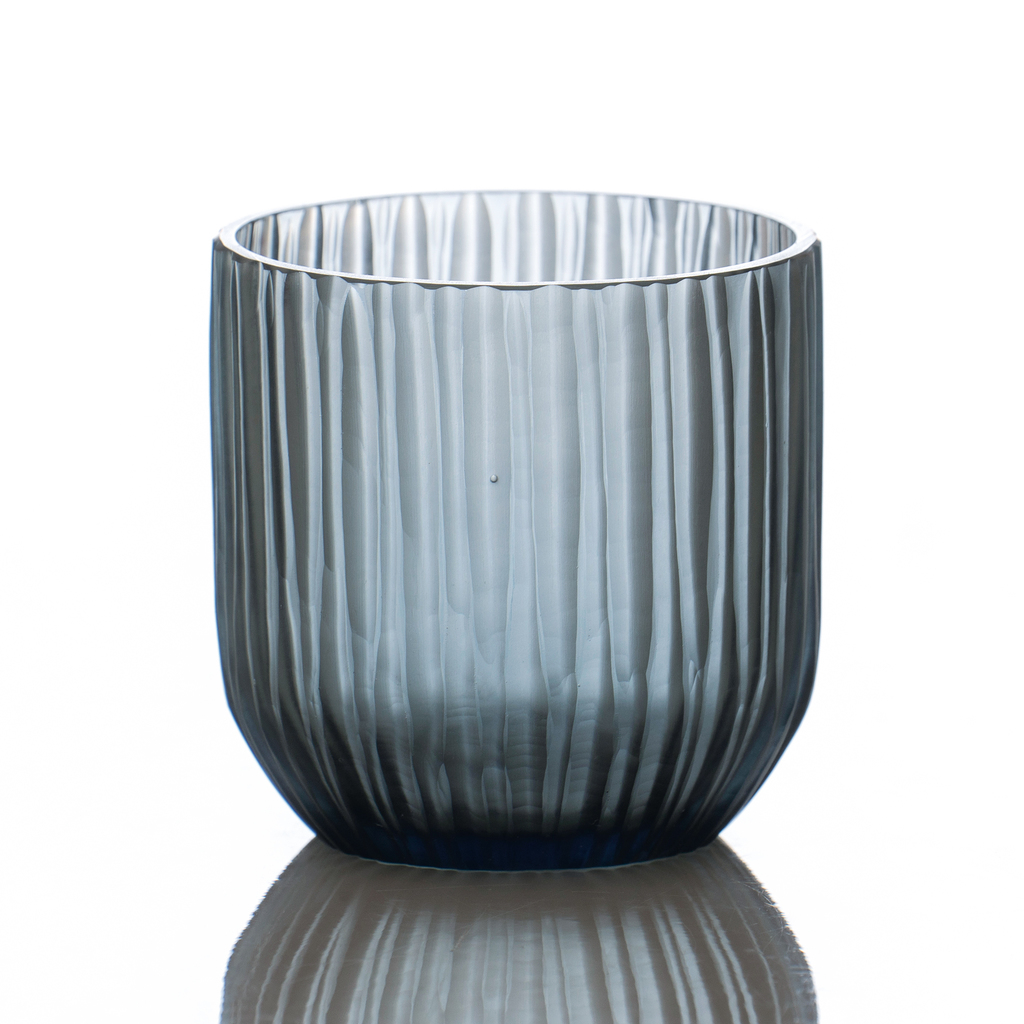 Lotus Windlicht Blaugrau Lotus Windlicht Blaugrau