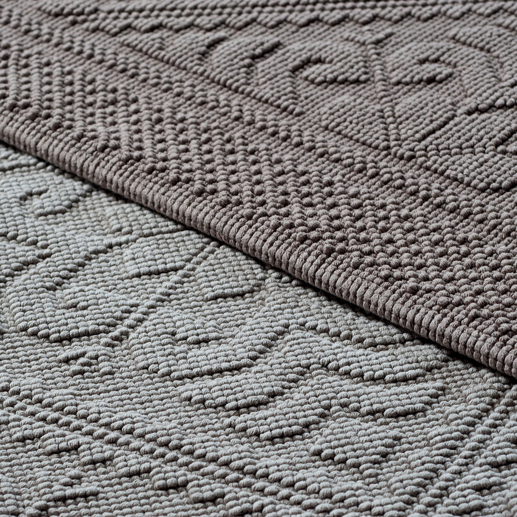 Bettvorleger und Badeteppich Jacquard Kitt - 3