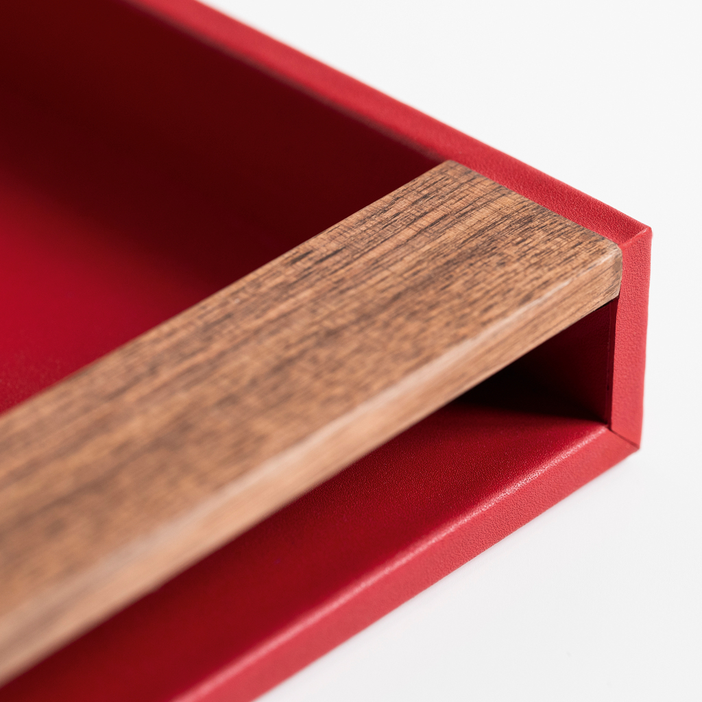 Tablett Pasadena Rot klein - 2