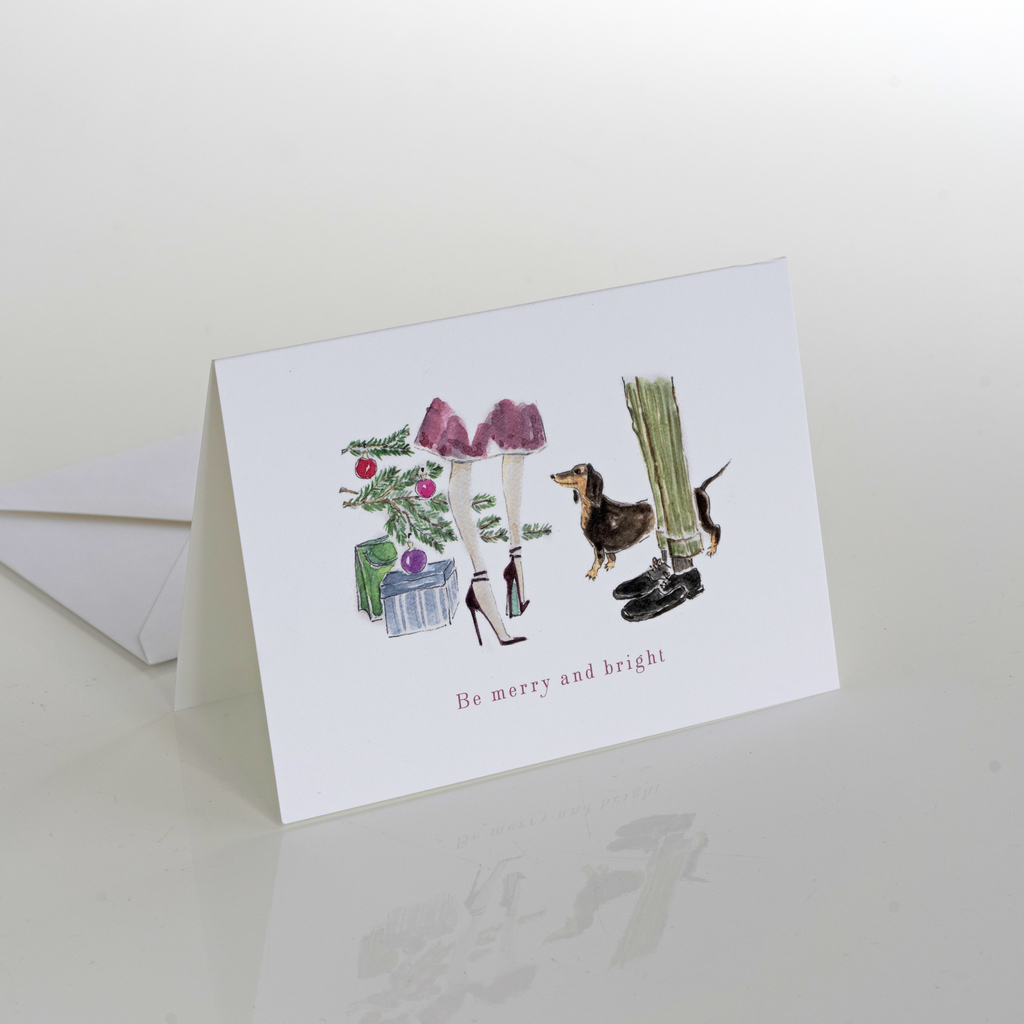 Weihnachtskarte: Be merry and bright Weihnachtskarte: Be merry and bright