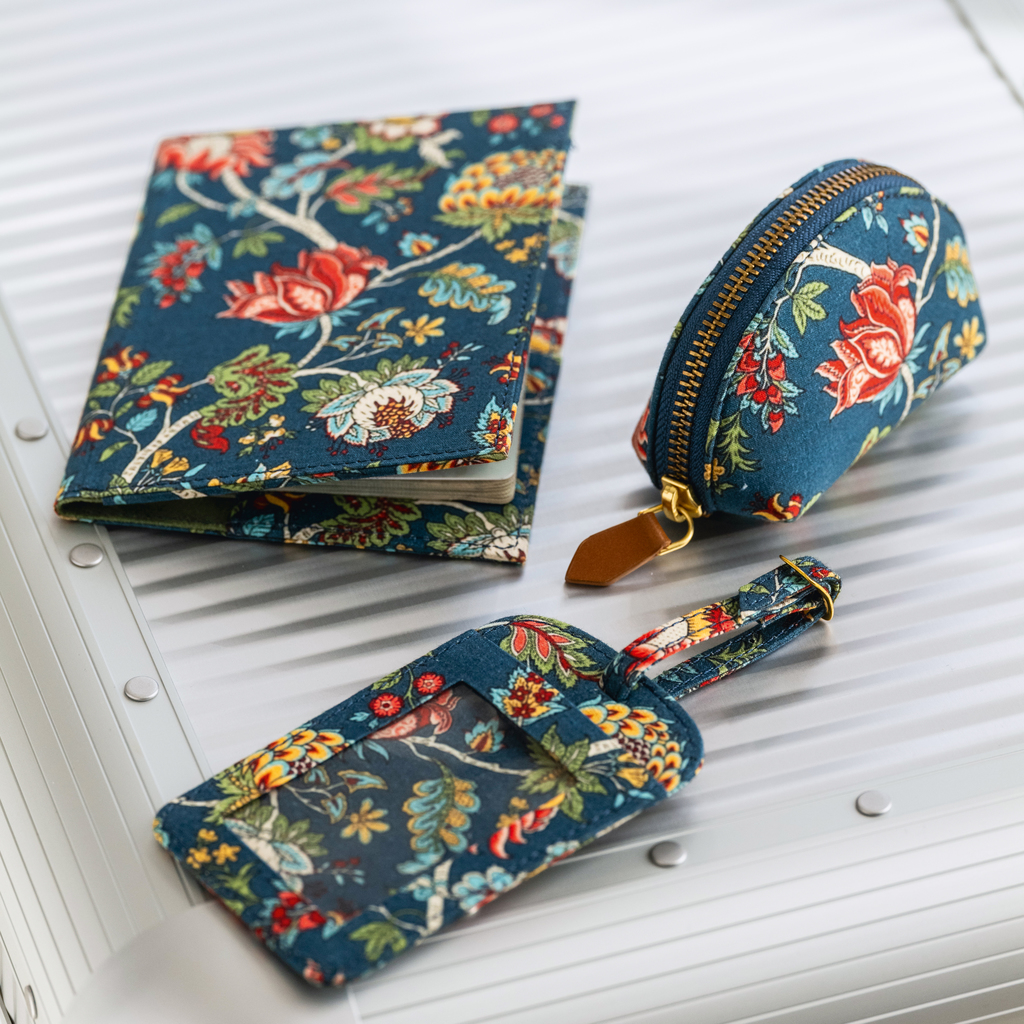 Passhülle Liberty Garden Indigo - 3 Passhülle Liberty Garden Indigo - 3