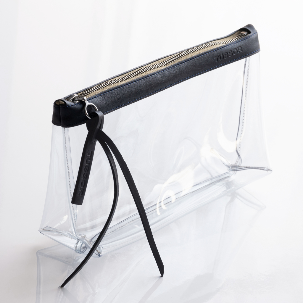 Tussor Liquid Bag L Bleu Nuit Tussor Liquid Bag L Bleu Nuit