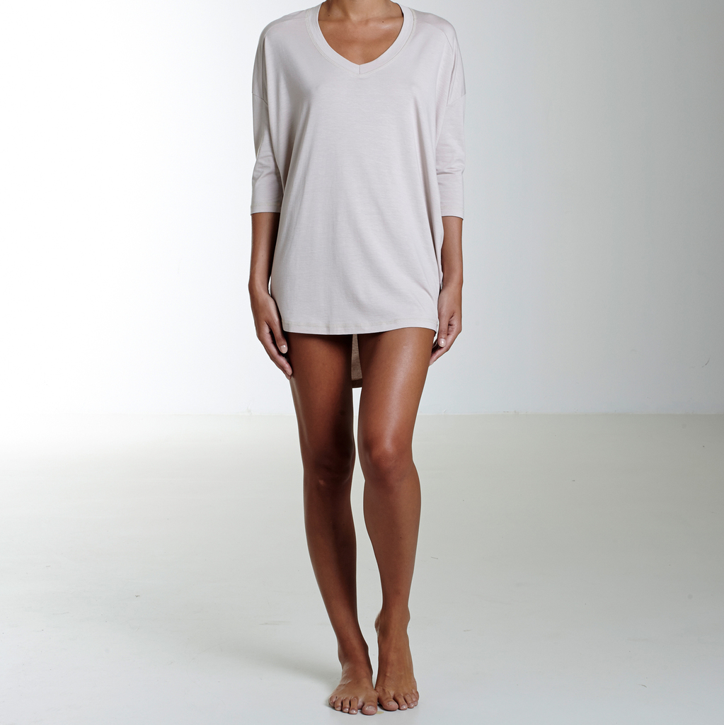 Sunday in Bed X Torquato Pyjamashirt Hazel Blau L - 3