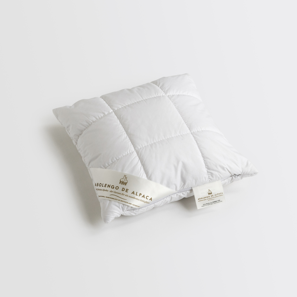 Alpaka-Kopfkissen Alpaka & Zirbe 40 x 40 cm Alpaka-Kopfkissen Alpaka & Zirbe 40 x 40 cm