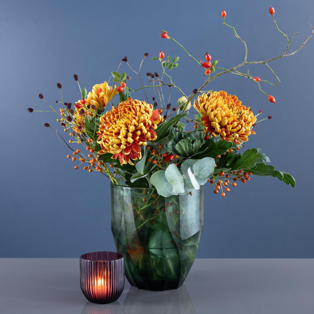 Vase Trapano Moosgrün - 4