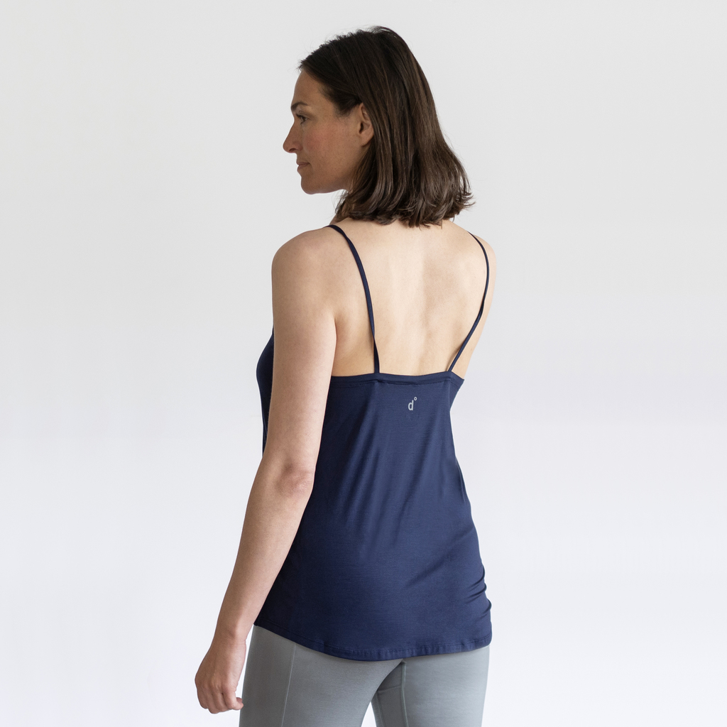 Dagsmejan Damen Stay Cool Slip Top Navy Blue Gr. S - 2